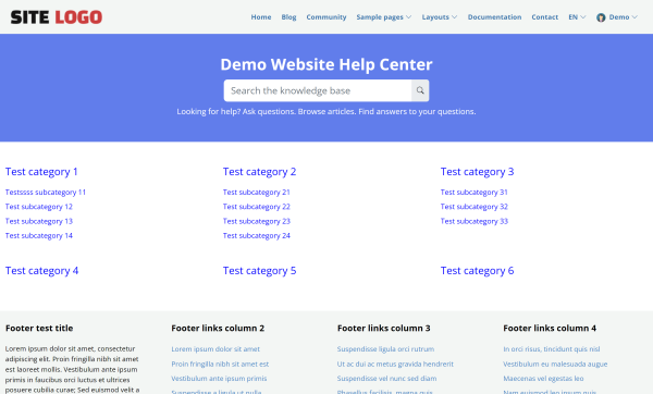 Docs homepage